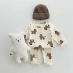 【80-130cm】 クールネック 動物柄 ルームウェア - 画像 (3)