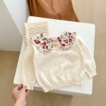 【66-100cm】 刺繍 襟 トップス - 画像 (10)