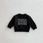 【80-130cm】 英字刺繍 トレーナー - 画像 (4)