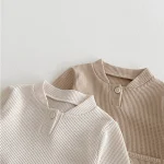 【66-100cm】 ワッフル トップス - 画像 (9)