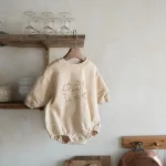 【66-90cm】 恐竜プリント ロンパース - 画像 (14)