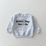 【66-120cm】 笑顔＆英字プリント セットアップ - 画像 (6)