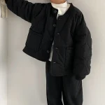 【80-130cm】 キルティング アウター - 画像 (3)