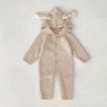 【66-90cm】 ウサギ帽子 オールインワン - 画像 (18)