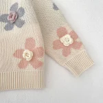 【66-100cm】 フラワー カーディガン - 画像 (10)