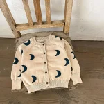 【66-100cm】月柄 カーディガン - 画像 (5)