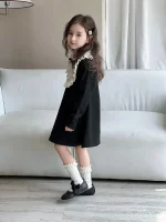 【90-150cm】 ブラック ワンピース - 画像 (9)