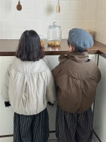 【80-140cm】 スカーフ付き アウター - 画像 (6)