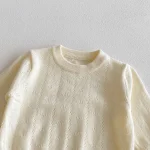 【66-100cm】 フリル トップス ＆ネコ 刺繡 3点セット - 画像 (7)