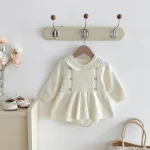 【66-100cm】 ワンピース  ゲーブル ロンパース - 画像 (13)