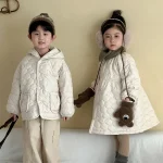 【80-150cm】 韓国風 シンプル ワンピースor アウター - 画像 (5)