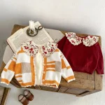 【66-100cm】 刺繍 襟 トップス - 画像 (8)