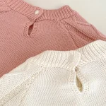 【66-90cm】 フリルフラワー ロンパース - 画像 (13)