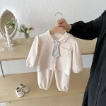 【73-110cm】ネクタイワッフル セットアップ - 画像 (4)