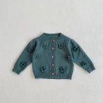 【66-100cm】花柄 カーディガン - 画像 (11)