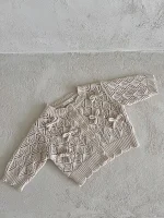 【73-100cm】リボン カーディガン - 画像 (7)