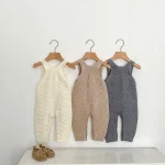 【66-90cm】 シンプル サロペット - 画像 (5)