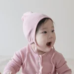 【66-90cm】 韓国風リブ オールインワン - 画像 (9)