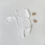 【66-90cm】 ボンネットOR小花柄 オールインワン - 画像 (9)