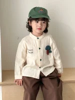 【80-150cm】 キノコ シャツ - 画像 (7)