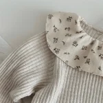【66-90cm】 フリル 花柄 トップス - 画像 (5)