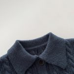 【73-110cm】 ケーブル編み ニット ポロシャツ - 画像 (12)