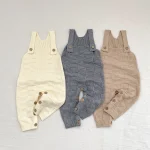 【66-90cm】 シンプル サロペット - 画像 (3)
