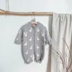 【66-100cm】アヒル柄 オールインワン - 画像 (4)