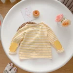 【73-110cm】 ボーダー シャツ - 画像 (6)