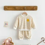 【80-130cm】 笑顔ボーダー セットアップ - 画像 (9)
