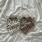 【73-100cm】 ヒョウ柄 ルームウエア セットアップ - 画像 (5)