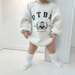 【66-90cm】熊柄 ロンパース - 画像 (4)