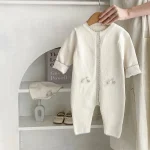 【66-90cm】 さくらんぼ ロンパース - 画像 (2)