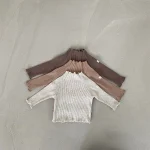 【73-100cm】 シンプル フリル インナー シャツ