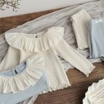 【73-100cm】 フリル カラー トップス＆スカート パンツ 2点セット - 画像 (16)