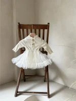 【66-90cm】 リボン チュール ワンピース - 画像 (15)