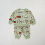 【80-130cm】 車プリント セットアップ - 画像 (8)