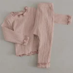 【66-90cm】 ピュア ルームウエア セットアップ - 画像 (10)