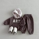 【73-120cm】 パーカー+パンツ セットアップ - 画像 (7)