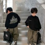 【100-160cm】 トレンド カジュアル トレーナー - 画像 (2)