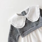 【73-120cm】 おしゃれ 切り替え ワンピース - 画像 (5)