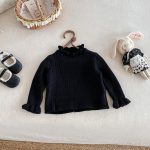 【66-90cm】 ボア リボン 刺繍 ロンパース - 画像 (3)