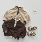 【80-130cm】ナチュラル あったか素材 トップス - 画像 (2)