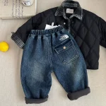 【90-140cm】 レイヤード あったか POLOネック アウター - 画像 (6)