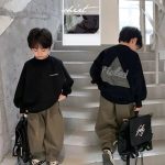 【100-160cm】 トレンド カジュアル トレーナー - 画像 (6)