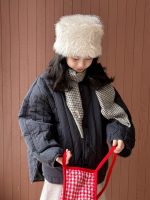 【90-150cm】ナチュラル 動きやすい 中綿ジャケット - 画像 (4)
