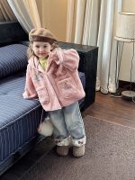 【73-120cm】秋 ふわふわ フード付き アウター - 画像 (5)