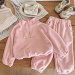 【73-120cm】 あったか トップス+パンツ セットアップ - 画像 (5)