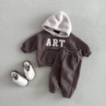 【73-120cm】 パーカー+パンツ セットアップ - 画像 (2)