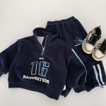 【73-120cm】 カジュアル トレーナー+パンツ セットアップ - 画像 (7)